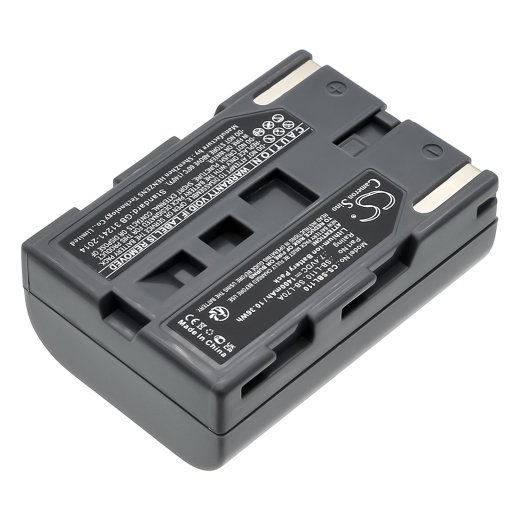 7.4V 1400mAh / 10.36Wh Li-ion Akku f.:Samsung Model: SB-L110, SB-L70, SB-L70A, SB-L70R, SB-LS70AB, SC590T, SC-D130, SC-D180, SC-D190, SCD20, SC-D20,