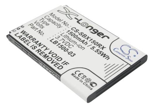 3.7V 1500mAh / 5.55Wh Li-ion Akku für: Huawei Model:E5-0315, E50318, E5-0318, MiFi E6939, E5830, E5832, E5832s, E5836s, E5838, E583X, E585, E586, E586