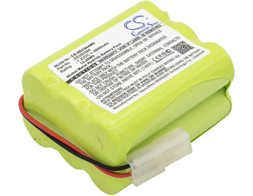7.2V 2000mAh / 14.40Wh Nickel-Metallhydrid Akku für: Seca Model: 68 22 12 721 009, BA-A921-CA, CNH-130AAHF2X3, EE050388, PA-A1994-12317, PA-A1994-1908