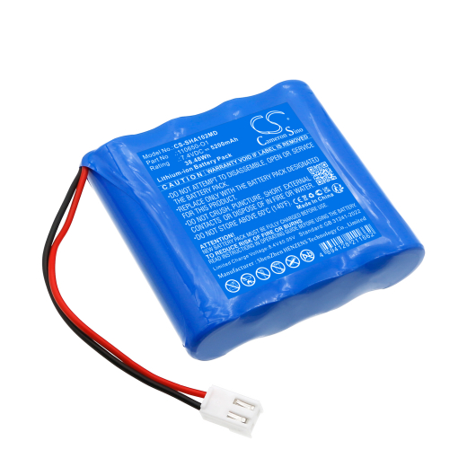 7.4V 5200mAh / 38.48Wh Li-Ionen Akku für: Schiller Model: 110650-O1, 4.350071, Cardiovit AT102+, MS-2010, MS-2015, MS-2015NEU