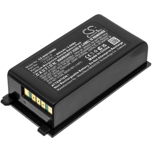 12.0V 800mAh / 9.6Wh Li-MnO2 Akku für: Schiller Model: 110302-O, Defibrillator Easyport