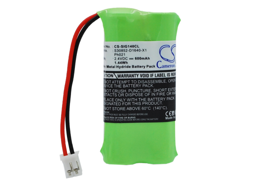 2.4V 600mAh Ni-MH Akku f.:Siemens Model: PH021, S30852-D1640-X1, Gigaset 140