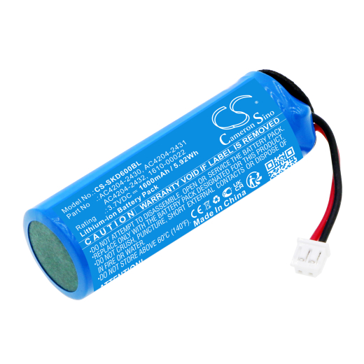 3.7V 1600mAh / 5.92Wh Li-ion Akku f.:Socket Mobile Model: 1610-00022, AC4204-2430, AC4204-2431, AC4204-2432, D600, D700, D730, D740, D750, D755, D760