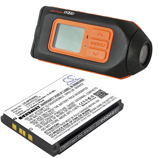 3.7V 1100mAh / 4.07Wh Li-ion Akku f.:HoytTech Model:, HD1