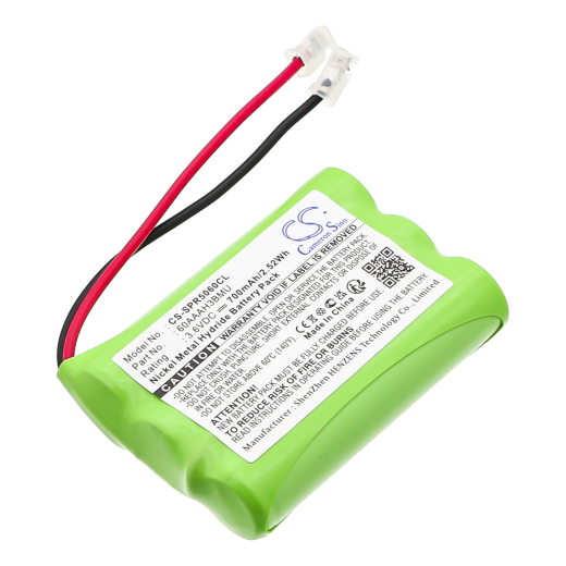3.6V 700mAh / 2.52Wh Ni-MH Akku f.:Audioline Model: 60AAAH3BMU, DECT 1000