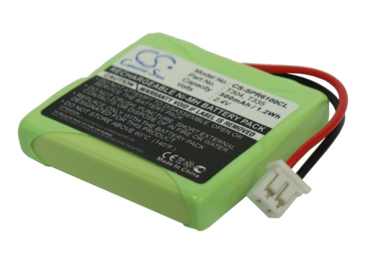 2.4V 500mAh / 1.20Wh Ni-MH Akku f.:GP Model: GP0830, GP1033, T304,