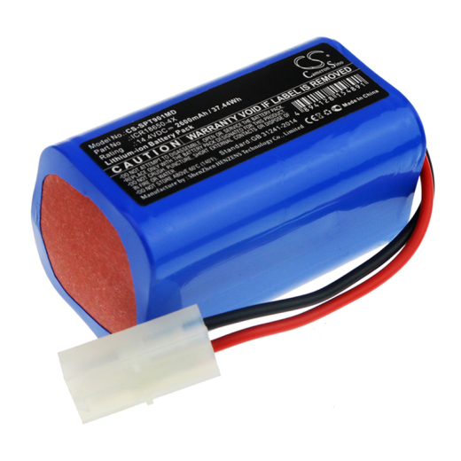 14.4V 2600mAh / 37.44Wh Li-Ionen Akku für: SPRING Model: ICR18650-4X, ECG-902A