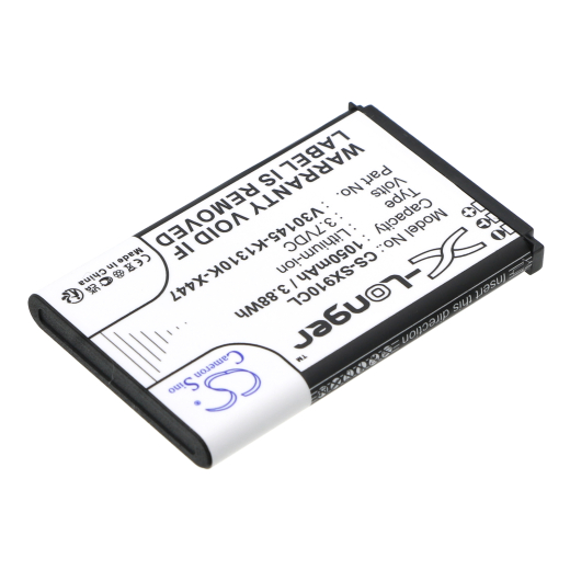 3.7V 1050mAh / 3.89Wh Li-ion Akku f.:Siemens Model: V30145-K1310K-X447, V30145-K1310K-X447-0-HY, V30145-K1310-X447, Gigaset SL910, Gigaset SL910A, Gi
