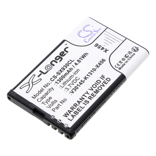 3.7V 1300mAh / 4.81Wh Li-ion Akku f.:Telekom Model:, Speedphone 701