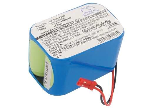 7.2V 2000mAh/14.4Wh Nickel-Metallhydrid Akku für: Terumo Model: 6N-1200SCK