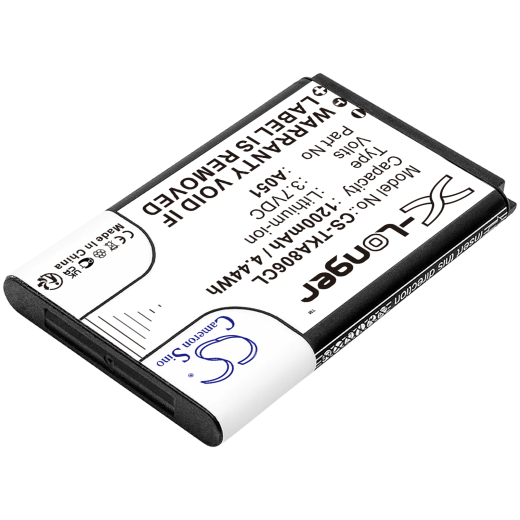 3.7V 1200mAh / 4.44Wh Li-ion Akku f.:Vertical Model:, CP2001 IP DECT, RTX CT8010