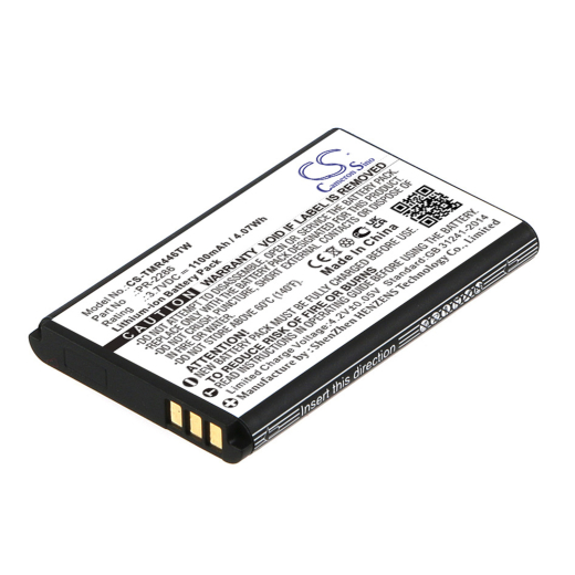 3.7V 1100mAh / 4.07Wh Li-ion Akku f.:Tidradio Model:, TD-M8