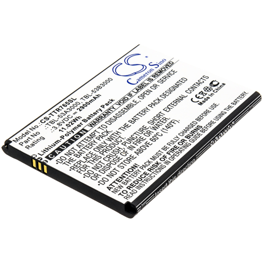 3.8V 2900mAh / 11.02Wh Li-Polymer Akku für: TP-Link Model: TBL-53A3000, TBL-53B3000, M7650