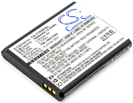 3.7V 1600mAh / 5.92Wh Li-ion Akku für: TP-Link Model: TBL-66A1500, TL-T882