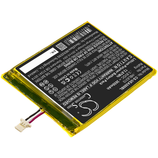 3.8V 3650mAh / 13.87Wh Li-Polymer Akku f.:Unitech Model: HBL6310, EA500, EA502, EA506, EA508