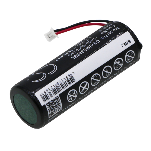 3.7V 1600mAh / 5.92Wh Li-ion Akku f.:Unitech Model: 1400-900014G, MS380, MS380-CUPBGC-SG