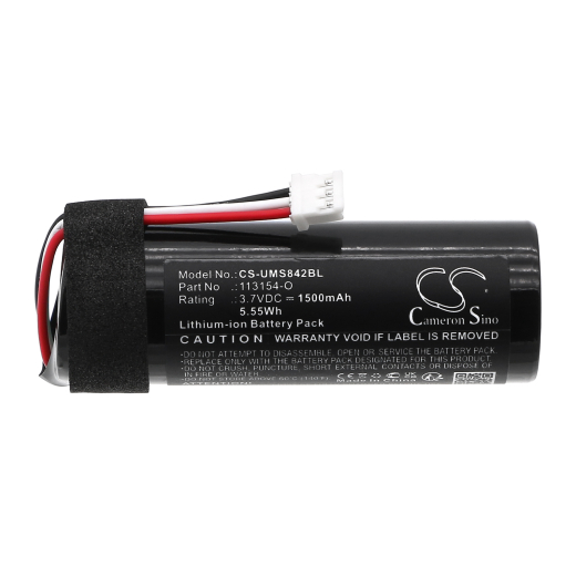 3.7V 1500mAh / 5.55Wh Li-ion Akku f.:Unitech Model: 113154-O, 1400-900014G, HT-1853, MS840, MS840B, MS840P, MS840PG, MS842, MS842P, MS842RB, MS842RP,