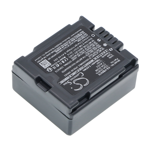 7.4V 750mAh Li-ion Akku f.:Panasonic Model: CGA-DU06, CGA-DU06A/1B, CGA-DU06S, CGA-DU07, CGA-DU07A, CGA-DU07A/1B, CGR-DU07, VW-VBD060, VW-VBD070, DR-