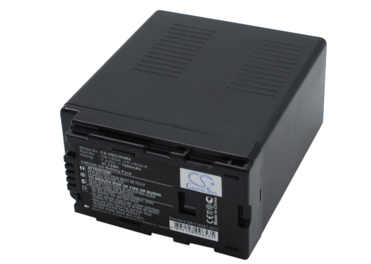 7.4V 7800mAh / 57.72Wh Li-ion Akku f.:Panasonic Model: VW-VBG6, VW-VBG6GK, VW-VBG6-K, VW-VBG6PPK, AG-AC130, AG-AC130A, AG-AC130AEJ, AG-AC130AP, AG-AC