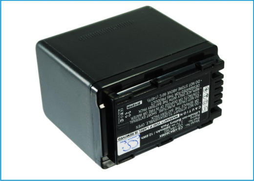 3.7V 3400mAh Li-ion Akku f.:Panasonic Model: VW-VBK360, HC-V10, HC-V100, HC-V100M, HC-V500, HC-V500M, HC-V700, HC-V700M, HDC-HS60K, HDC-SD40, HDC-SD6
