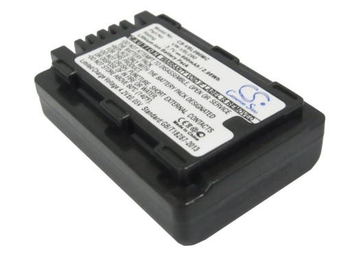 3.7V 800mAh / 2.96Wh Li-ion Akku f.:Panasonic Model: VW-VBL090, HDC-HS60K, HDC-SD40, HDC-SD60, HDC-SD60K, HDC-SD60S, HDC-TM55K, HDC-TM60, SDR-H85, SD
