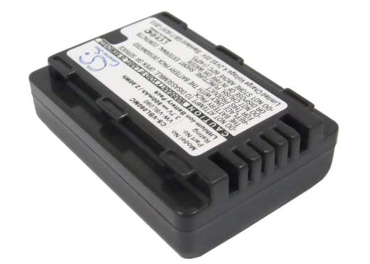 3.7V 800mAh / 2.96Wh Li-ion Akku f.:Panasonic Model: VW-VBL090, HDC-HS60K, HDC-SD40, HDC-SD60, HDC-SD60K, HDC-SD60S, HDC-TM55K, HDC-TM60, SDR-H85, SD