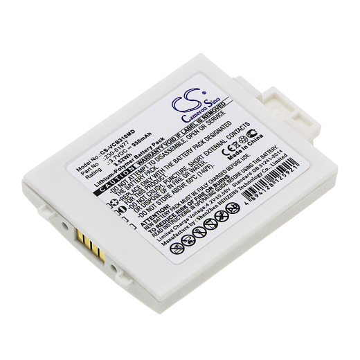 3.7V 950mAh / 3.52Wh Li-Polymer Akku für: Vocera Model: 230-01977, Communications Badge B3000, B3000N, B3000E
