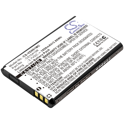 3.7V 1050mAh / 3.89Wh Li-ion Akku f.:Contour Model:, 2350, 2350-R, Contour Plus, Contour Plus 2, ContourGPS, ContourHD, ContourHD 1080p, ContourHD 12