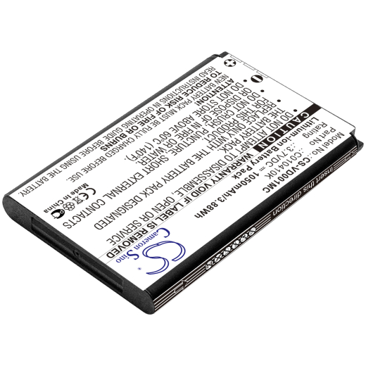 3.7V 1050mAh / 3.89Wh Li-ion Akku f.:BlueWalker Model:, mini Media Center