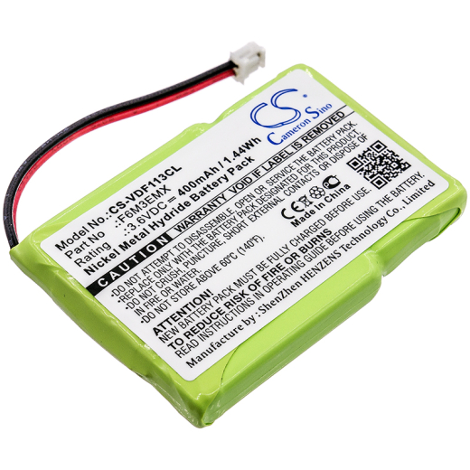 3.6V 400mAh / 1.44Wh Ni-MH Akku f.:BT Model:, ON AIR 1000 Exexcutive, ON AIR 1100 Exexcutive, ON AIR 1250 Classic, ON AIR 1300 Exexcutive
