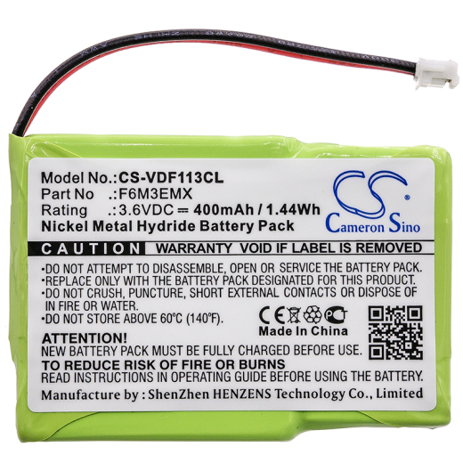 3.6V 400mAh / 1.44Wh Ni-MH Akku f.:GTE Model:, Space M 2, Starmate
