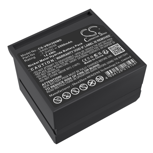 7.2V 2000mAh / 14.4Wh Nickel-Metallhydrid Akku für: Verathon Model: 0400-0039, Bladerscan BVI 2500, Bladerscan BVI 3000