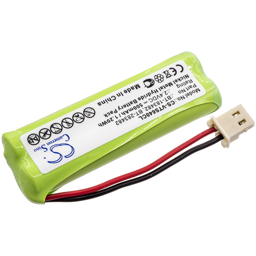 2.4V 500mAh / 1.20Wh Ni-MH Akku f.:V Tech Model: 89-1348-01, 89-1348-01-00, BATT183482, BT183482, BT-183482, BT283482, BT-283482, 89134801, CS6114, C