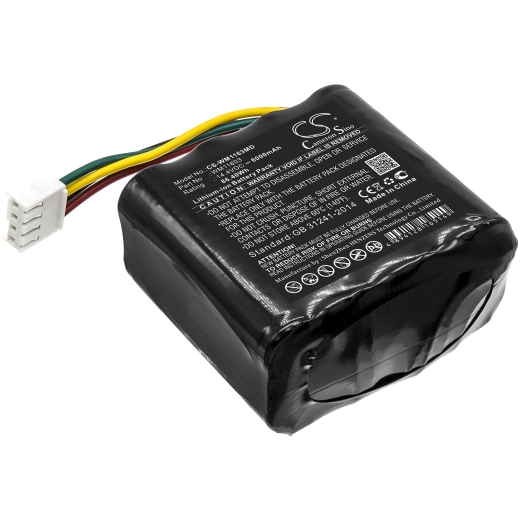 14.4V 6000mAh / 86.4Wh Li-Ionen Akku für: WEINMANN Model: 110746-O, WM11603, Accuvac Pro, WM 11623
