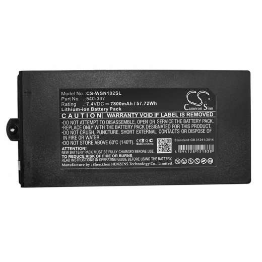 7.4V 7800mAh / 57.72Wh 7800mAh / 57.72Wh Akku f.:Owon Model: 540-337, B-8000, HC-PDS, oscilloscopes HC-PDS, PDS5022, PDS602, Powers PDS Oscilloscopes