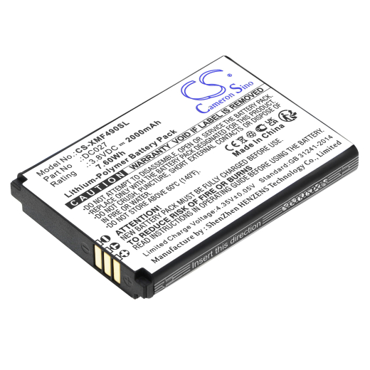 3.8V 2000mAh / 7.60Wh Li-Polymer Akku für: Xiaomi Model: DC027, F490 4G