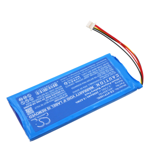 3.7V 2600mAh / 9.62Wh 2600mAh / 9.62Wh Akku f.:XTOOL Model: KPL604193, A30 PRO Diagnostic Scan Too, TP150 TPMS Diagnostic Tool 2600mAh / 9.62Wh