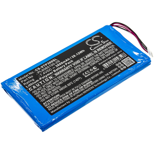 7.4V 3800mAh / 28.12Wh 3800mAh / 28.12Wh Akku f.:XTOOL Model: PL6065100-2S, EZ300 Pro, i80 Pad 3800mAh / 28.12Wh