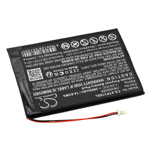 3.85V 3800mAh / 14.63Wh 3800mAh / 14.63Wh Akku f.:XTOOL Model: HB386589, AutoProPAD LITE, AutoProPAD LITE Version Auto K, X100PAD AUTO Key Programmer