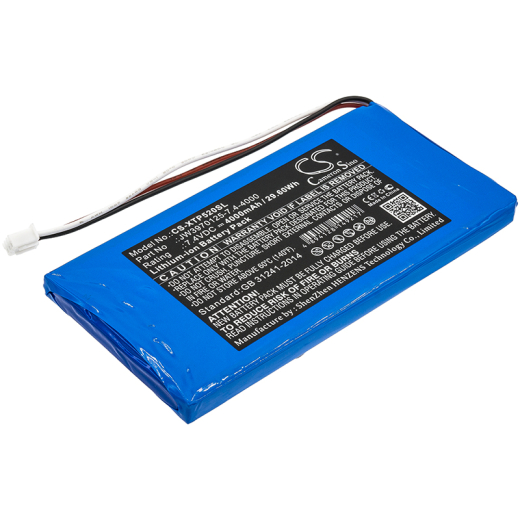 7.4V 4000mAh / 29.60Wh 4000mAh / 29.60Wh Akku f.:XTOOL Model: JW3970125-7.4-4000, P52 4000mAh / 29.60Wh