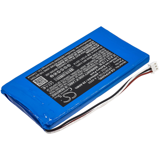 7.4V 4000mAh / 29.60Wh 4000mAh / 29.60Wh Akku f.:XTOOL Model: JW3970125-7.4-4000, P52 4000mAh / 29.60Wh