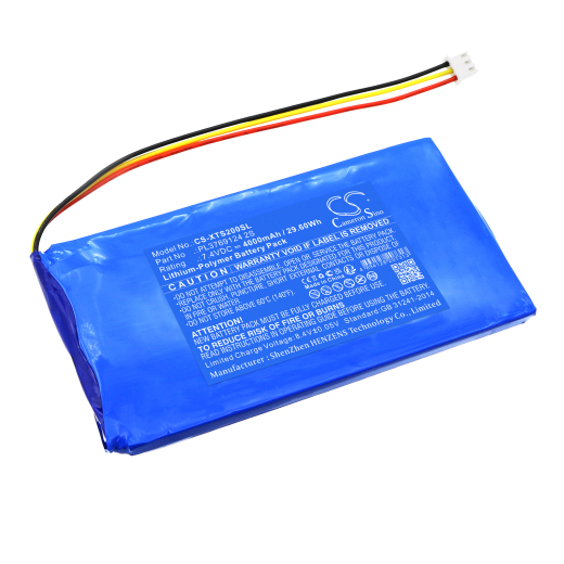 7.4V 4000mAh / 29.6Wh 4000mAh / 29.6Wh Akku f.:XTOOL Model: PL3769124 2S, PS2 Heavy Duty Truck Diagnosti, XTOOL PS2 GDS Gasoline 4000mAh / 29.6Wh