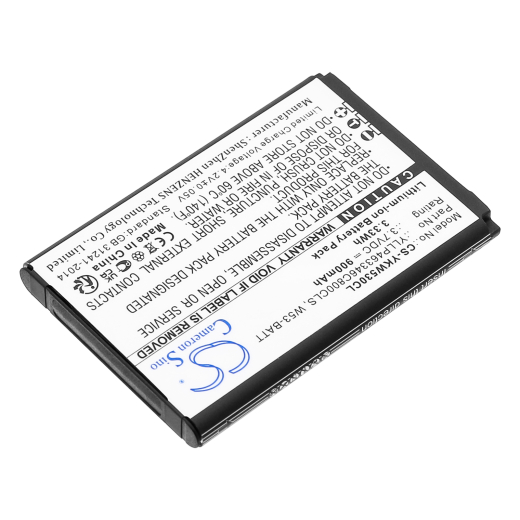 3.7V 900mAh / 3.33Wh Li-ion Akku f.:Yealink Model: W53-BATT, YLLP463346C800CLS, YLLP523446C1010CTM, W53, W53h, W53P, W71H, W73, W73H, W73P, W78H