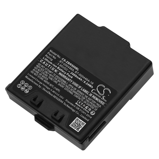 3.85V 2400mAh / 9.24Wh Li-ion Akku f.:Zebra Model: BT-000446A, BT-000446A-18, WR50, WS50, WS5000, WS5001, WS5001-0B2J3020ENA, WS5001-0F2J3020ENA