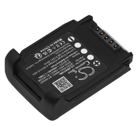 3.85V 450mAh / 1.73Wh Li-ion Akku f.:Zebra Model: BT-000397, BT-000398, BTRY-RS51-4MA01, BTRY-RS51-7MA01, RS51, RS5100, RS5100 2D Bluetooth Ring Scan