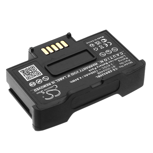 3.8V 1300mAh / 4.94Wh Li-ion Akku f.:Zebra Model: BT-000446B, WR50, WS50, WS5001