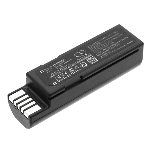 3.7V 2600mAh / 9.62Wh Li-ion Akku f.:Zebra Model: 82-166537-01, BT-000341-01, BTRY-RF20GAB0E-00, RFD2000