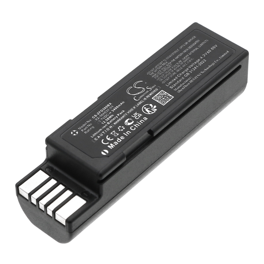 3.7V 3400mAh / 12.58Wh Li-ion Akku f.:Zebra Model: 82-166537-01, BT-000341-01, BTRY-RF20GAB0E-00, RFD2000