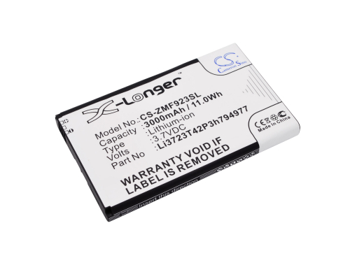 3.7V 3000mAh / 11.10Wh Li-Polymer Akku für: AT&T Model: Velocity 4G LTE