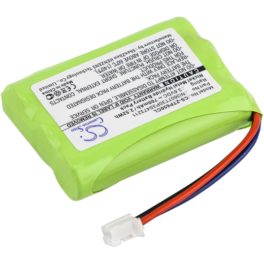 3.6V 700mAh / 2.52Wh Ni-MH Akku f.:ZTE Model: Ni3607T30P3S473211, WP650, WP850